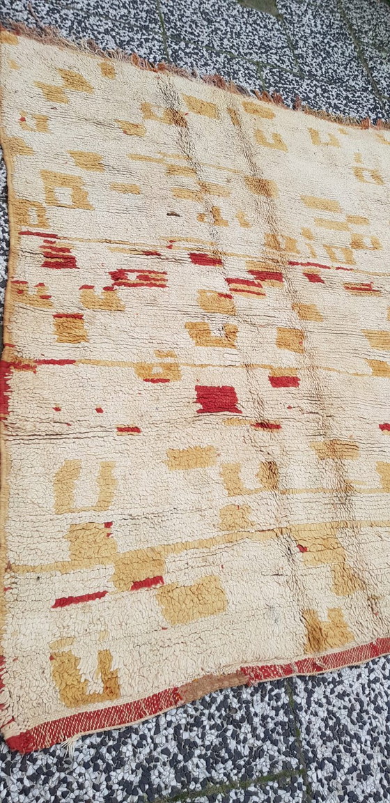 Image 1 of Handgeknoopt Berber kleed wol 199x165cm