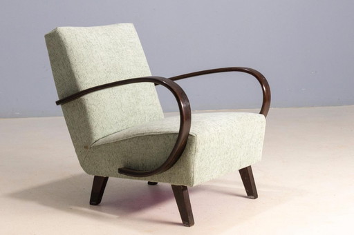 Par de sillones H-227, Jindřich Halabala, años 30, Checoslovaquia