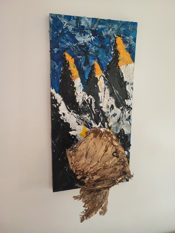 Image 1 of Œuvre d'art : Peinture et sculpture d'Icare par Th. G. Kellnberger