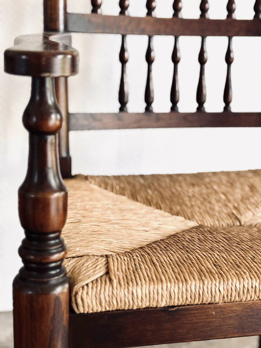 Fauteuils à dossier fuseau Harlequin Antique