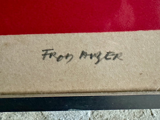 Image 1 of GERARD FROMANGER / SERIGRAPHIE ORIGINALE 1972