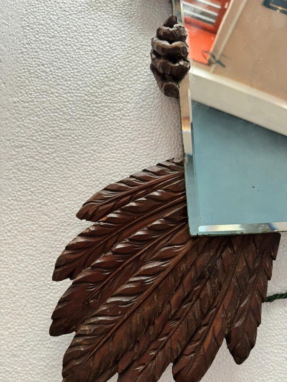 Image 1 of Sculpture d'aigle avec miroir