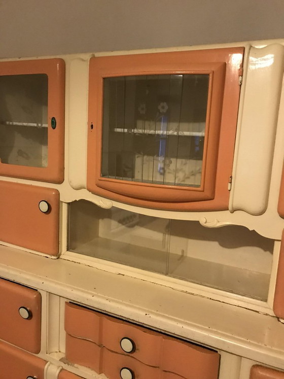 Art Deco Hungarian Buffet Cupboard, 1930 – Sideboard, Glass (photo 9 of 11)