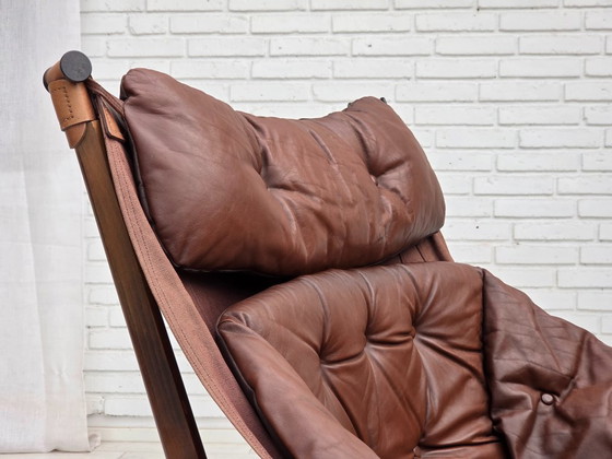 Image 1 of Fauteuil lounge « Trega », design norvégien des années 1970 par Tormod Alnaes.
