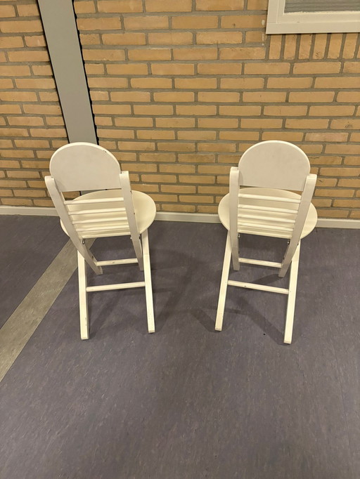 Chaises pliantes de design italien des années 80