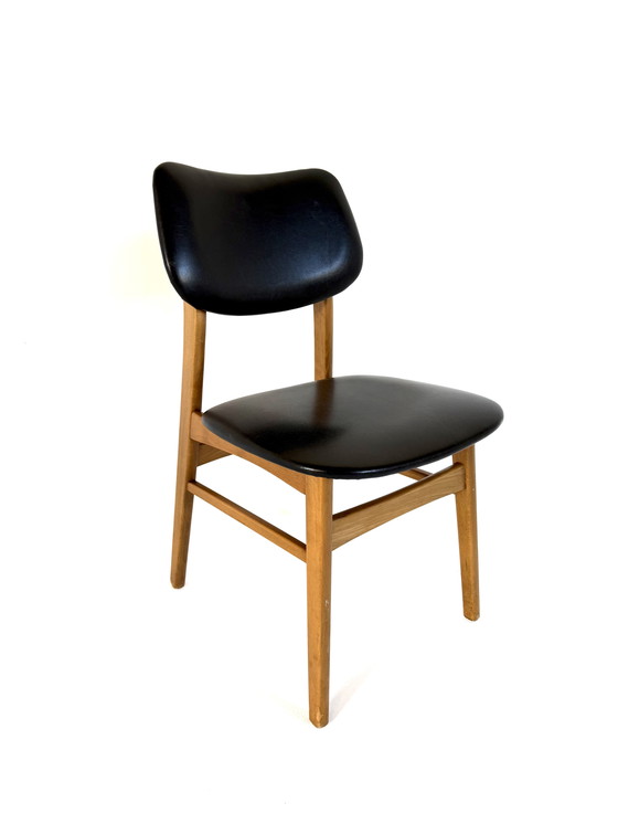 Image 1 of Set di 6 sedie da pranzo danesi, componibili e abbinabili, anni '60.