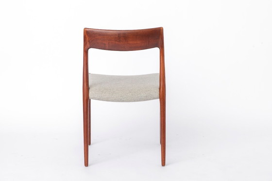Image 1 of Set of 4 Niels Otto Møller Model 77 Chairs, Danish Mid Century Teak Dining Chairs 1959 Design, Vintage Set