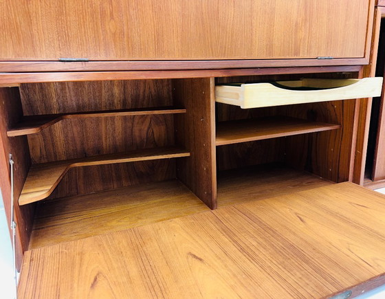 Image 1 of Mobile a parete vintage in teak di Kai Kristiansen per FM Mobler, anni '60