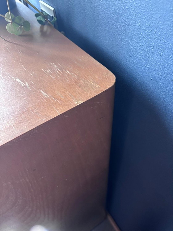 Image 1 of Vintage filing cabinet with roller door made by Ekawerk Lippe.