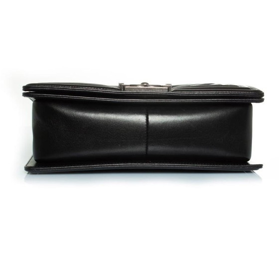 Image 1 of Chanel Boy Bag van lamsleer met chevronplooien