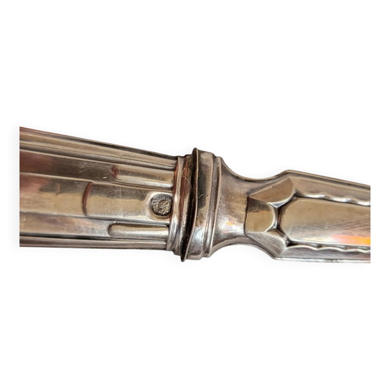 Posate da insalata in argento con punzone Minerva – Set di posate, Silver, Art Deco (photo 2 of 12)