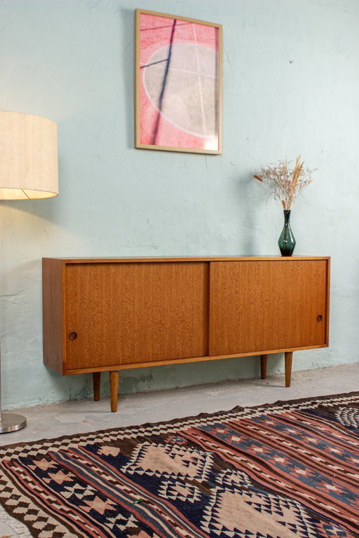 Vintage teak sideboard chest of drawers Mid Century 60s Danish