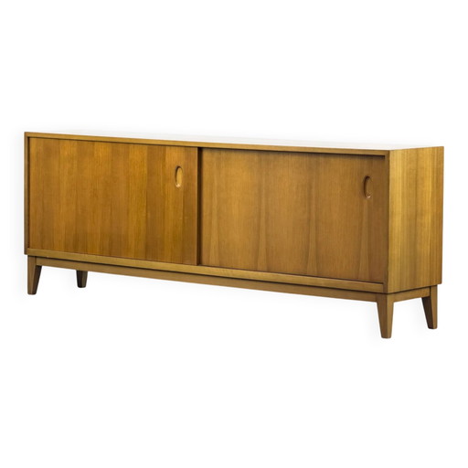 Aparador Mid-Century de Nogal de Georg Satink para WK Möbel, años 50