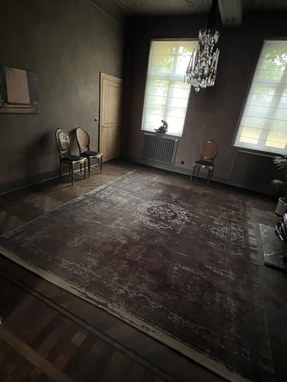 Tappeto di design Louis De Poortere Fading World Tappeto a medaglione – Ebano – 280 × 360 cm (photo 6 of 15)