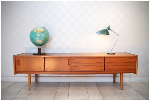 Low sideboard, teak 1960