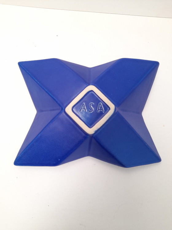 Image 1 of Asa Selection origami-style valet tray in bright blue
