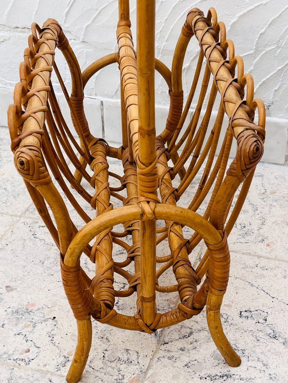 Image 1 of Bamboo Magazine Rack