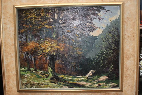 The painting "Beginning of autumn". – Paintings & Drawings, Canvas (photo 2 of 3)