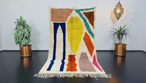 Alfombra bereber de 150/250 cm – Aime Té, vloerkleden en tapijten, Wool