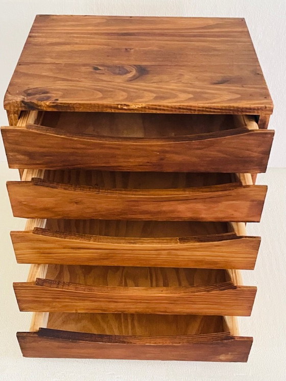 Image 1 of Mid-Century Schreibtisch-Aktenschrank/ Schreibtisch-Organizer