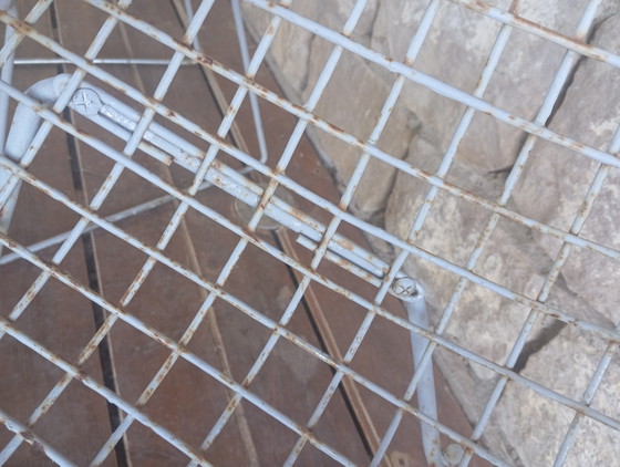 Image 1 of 3 Sedie Diamond Mod. 421 Harry Bertoia per Knoll -  Vintage da Restaurare
