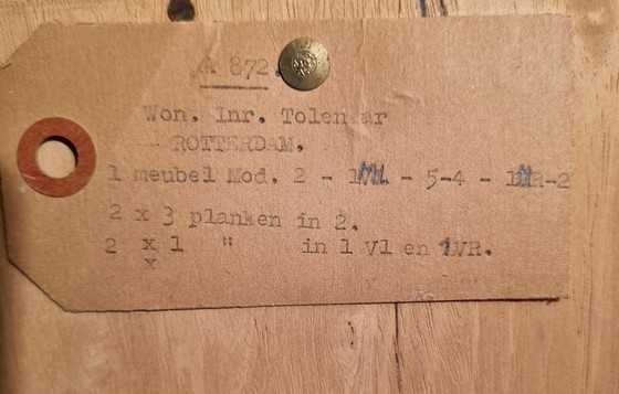 Image 1 of XX lang notenhout dressoir van William Watting voor Modernord, 1950s