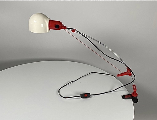 Postmodern clip lamp, 1980s