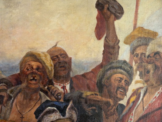 Image 1 of Lettre des Zaporogues au sultan turc Nikolaï Bakouline, années 1930-1950, Tchécoslovaquie