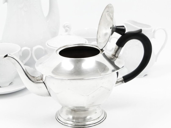 Plated Brass Coffee Pot from Christofle, France, 1930s – Table accessories, Silver (photo 7 of 10)