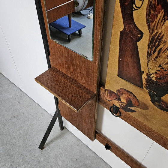 Image 1 of Vintage coat rack with shotgun holders