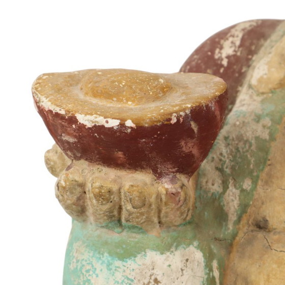 Image 1 of Grote Lachende Boeddha XL Hout