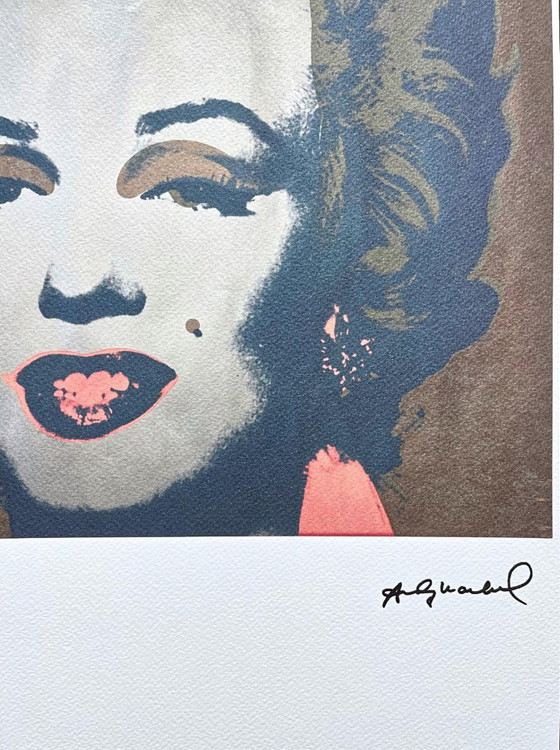 D'après Andy Warhol, Marilyn Monroe, années 1980, lithographie – Lithographies et sérigraphies, Paper (photo 4 of 7)