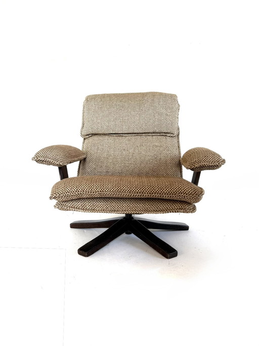 Sillón giratorio vintage de los años 80