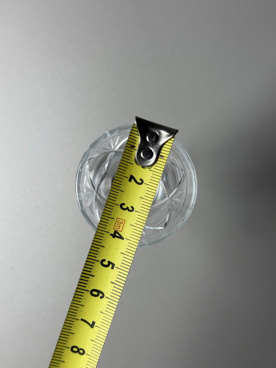 Image 1 of Holmegaards Glasværk - Años 20 - Juego de 8 copas de licor de cristal grabadas a mano - Modelo Ulla