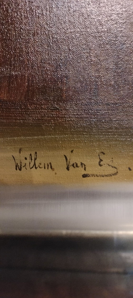 Image 1 of Nature morte peinte par l'artiste néerlandais Willem Van Es (1904-1976)