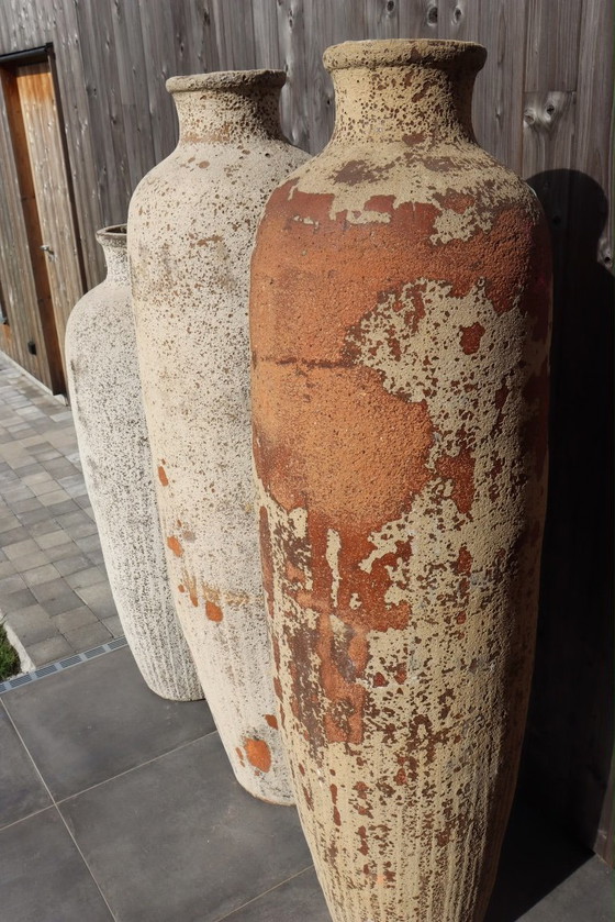 Monumental Handmade Terracotta Vases. – Sculpture, Ceramic (photo 6 of 10)