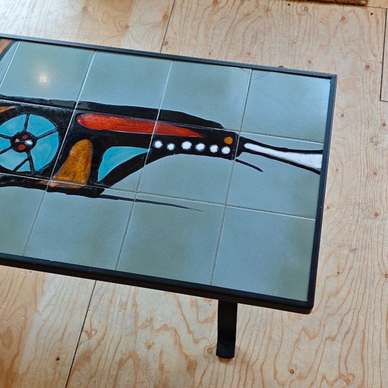Image 1 of Tavolino da caffè in piastrelle vintage