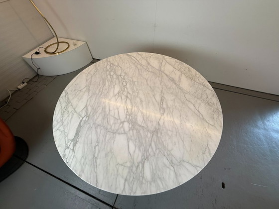 Image 1 of Table de salle à manger en marbre Eero Saarinen Knoll, années 1960