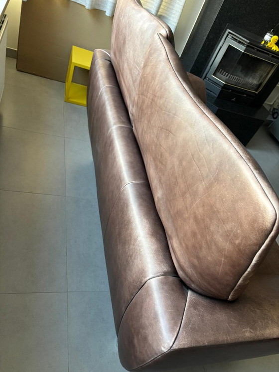 Bruine Vintage Zetel – Jori, 2 zitsbanken, Leather, Metal (photo 5 of 6)