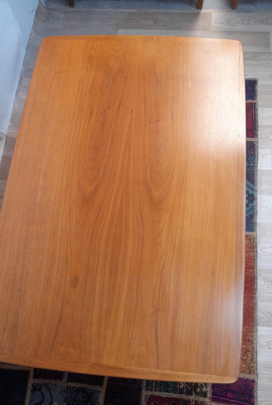 Vintage Scandinavian Teak Coffee Table String-Seffle, Sweden – Metal, Wood (photo 2 of 8)