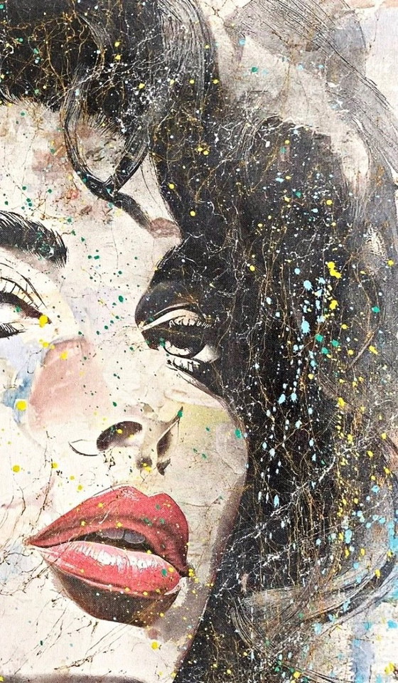 Image 1 of Artist canvas - GONGAS - Contemporary Amy Winehouse