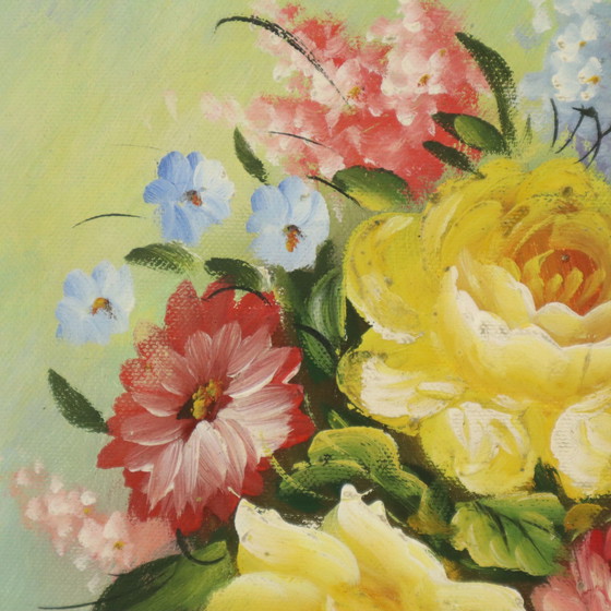 Image 1 of Nature morte aux fleurs dans un vase