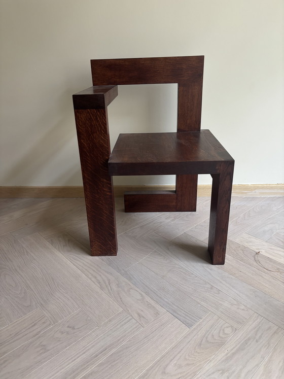 Image 1 of Chaise Steltman en chêne