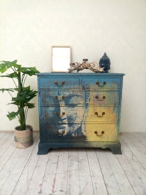 Wooden Chest of Drawers Cabinet Zen