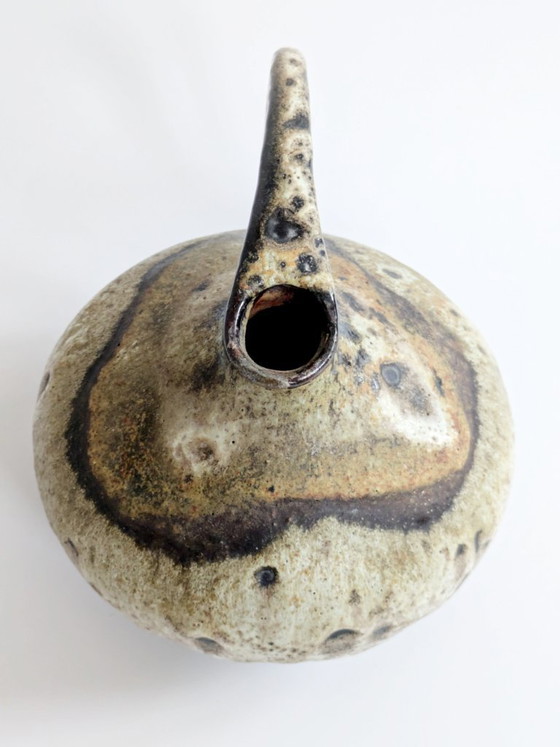 Image 1 of Ruscha Keramik 313 Vase Fat Lava, 1960s German Pottery, Kurt Tschörner Design