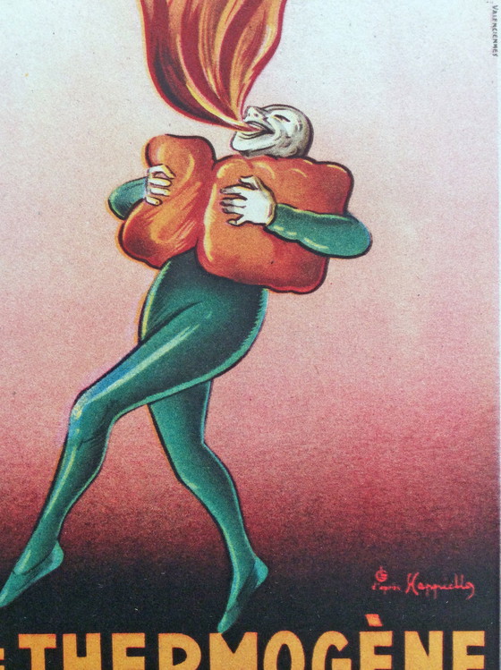 Image 1 of Leonetto Cappiello Art Deco Origineel Mini Affiche Poster Le Thermogène