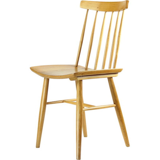 Eikenhouten stoel uit Mid Century, 1975