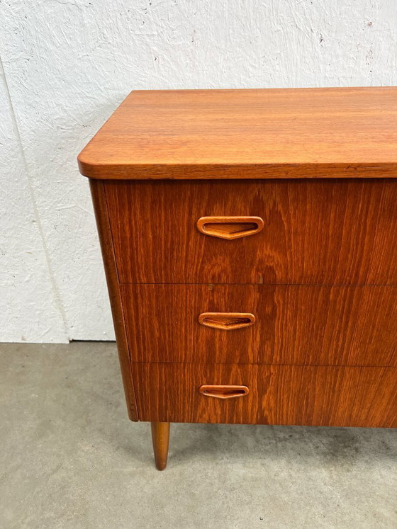 Image 1 of Cassettiera vintage, Svezia anni '60, SMI (Svensk Möbelindustri), Teak