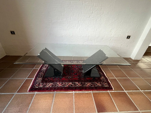 Design Icon: Cattelan Italia Coffee Table – Travertine & Crystal Glass