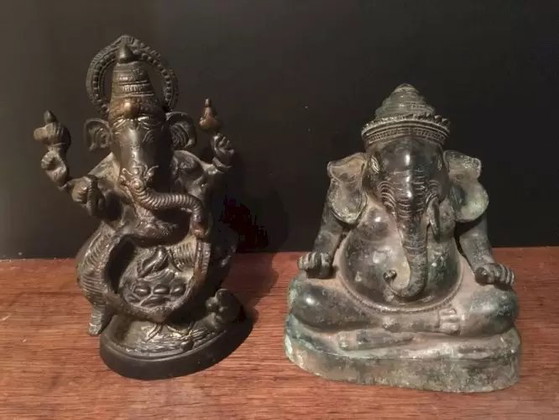 Bronze Ganesh Statue, India – Sculpture (photo 13 of 18)